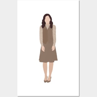 the good place neutral janet illustration Posters and Art